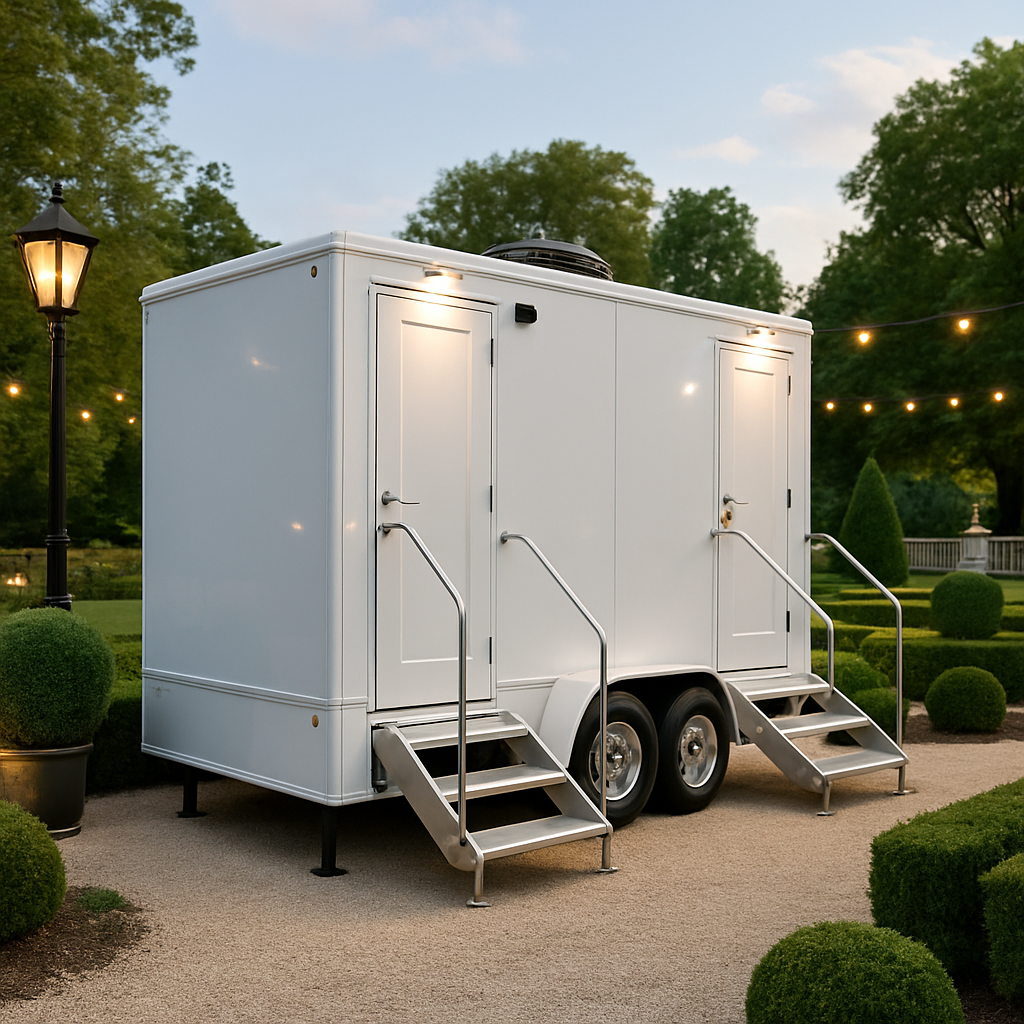 Luxury restroom trailers for Washington DC events